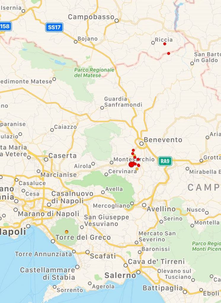 terremoto benevento