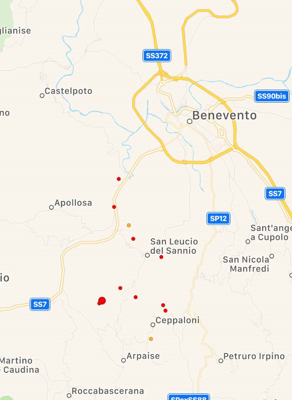 terremoto benevento