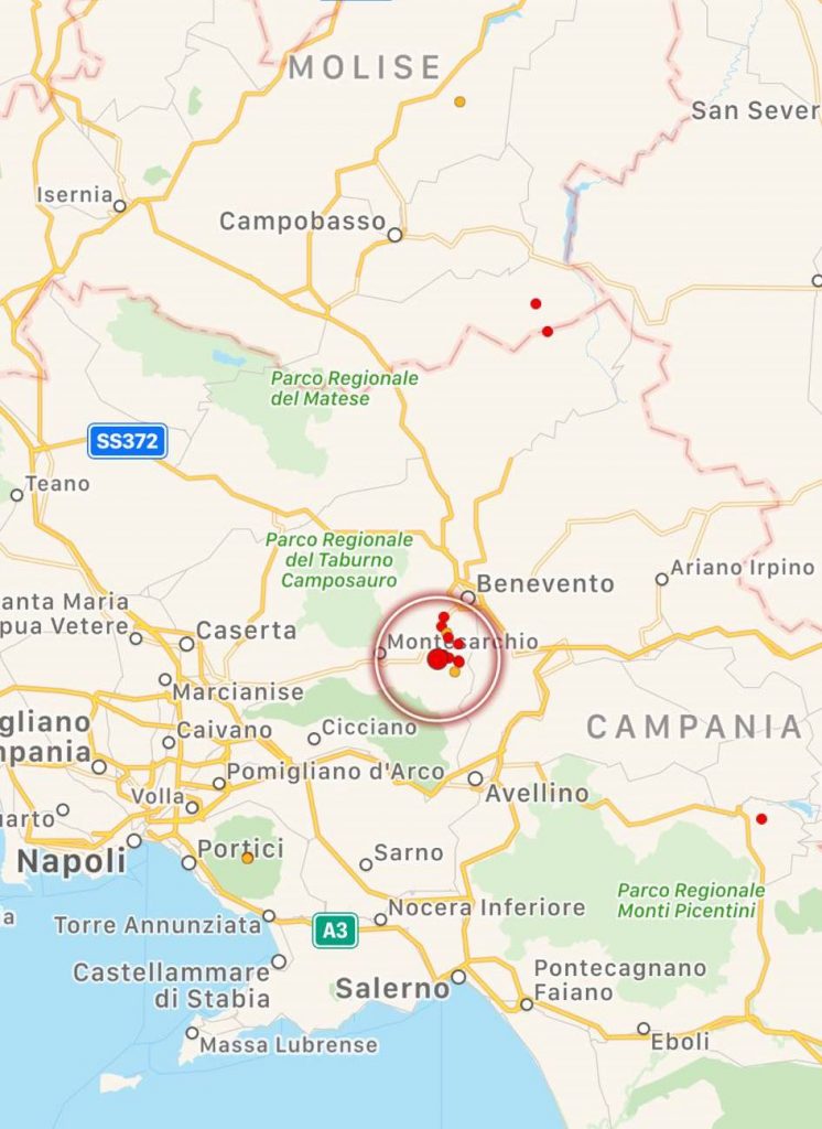 terremoto benevento