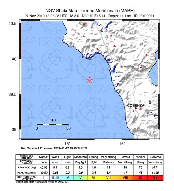 terremoto calabria tirreno