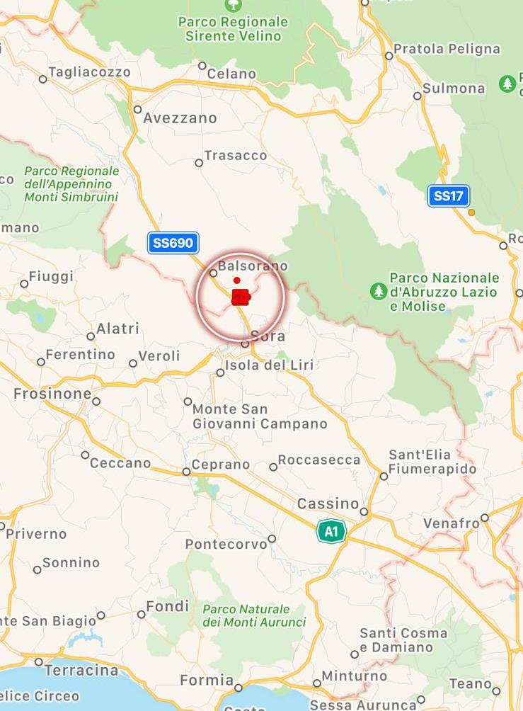 terremoto centro italia lazio abruzzo