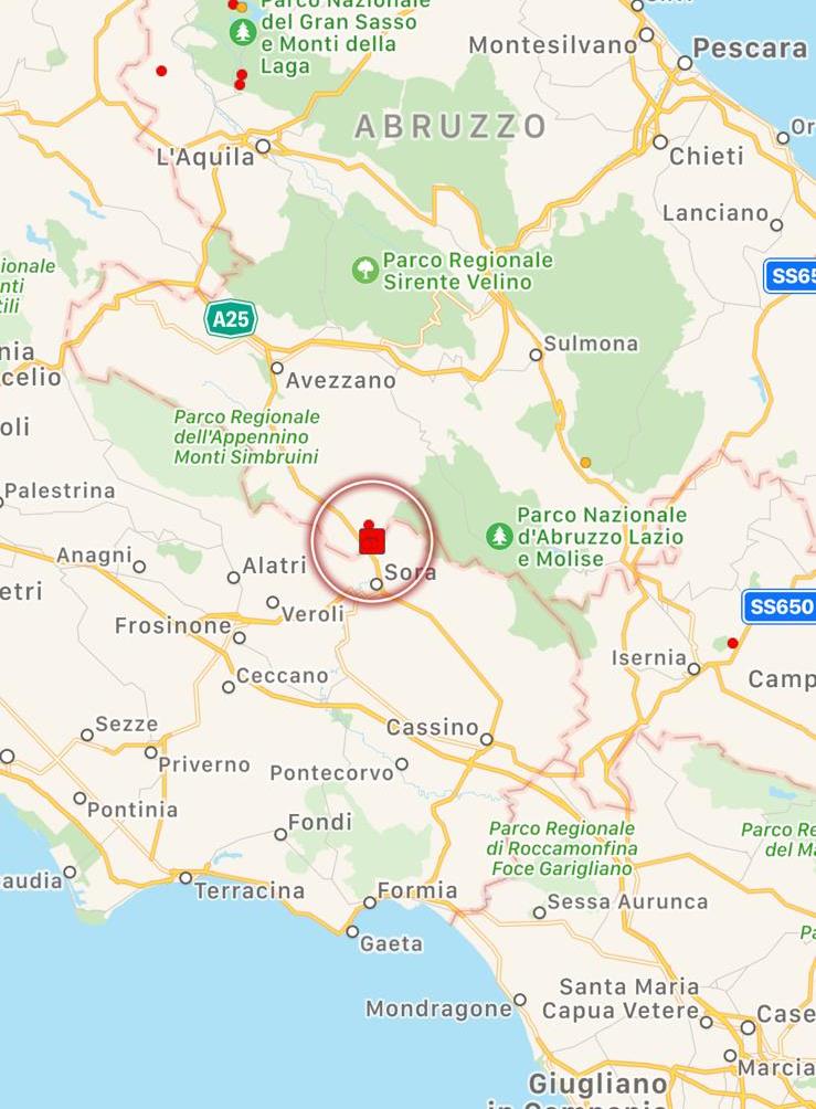 terremoto centro italia lazio abruzzo