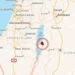 Terremoto al confine tra Israele e Giordania: scossa con epicentro sulle rive del mar Morto [MAPPE e DATI]