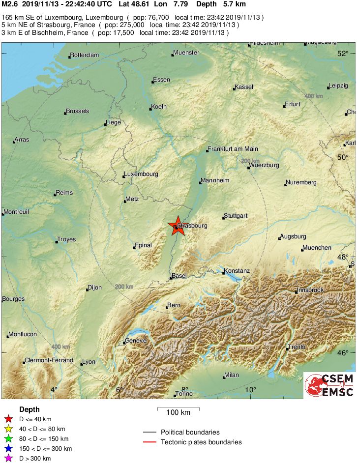 terremoto strasburgo