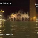 Apocalisse a Venezia nella notte, acqua alta da record: raggiunti 187cm, piazza San Marco sommersa [FOTO e VIDEO]