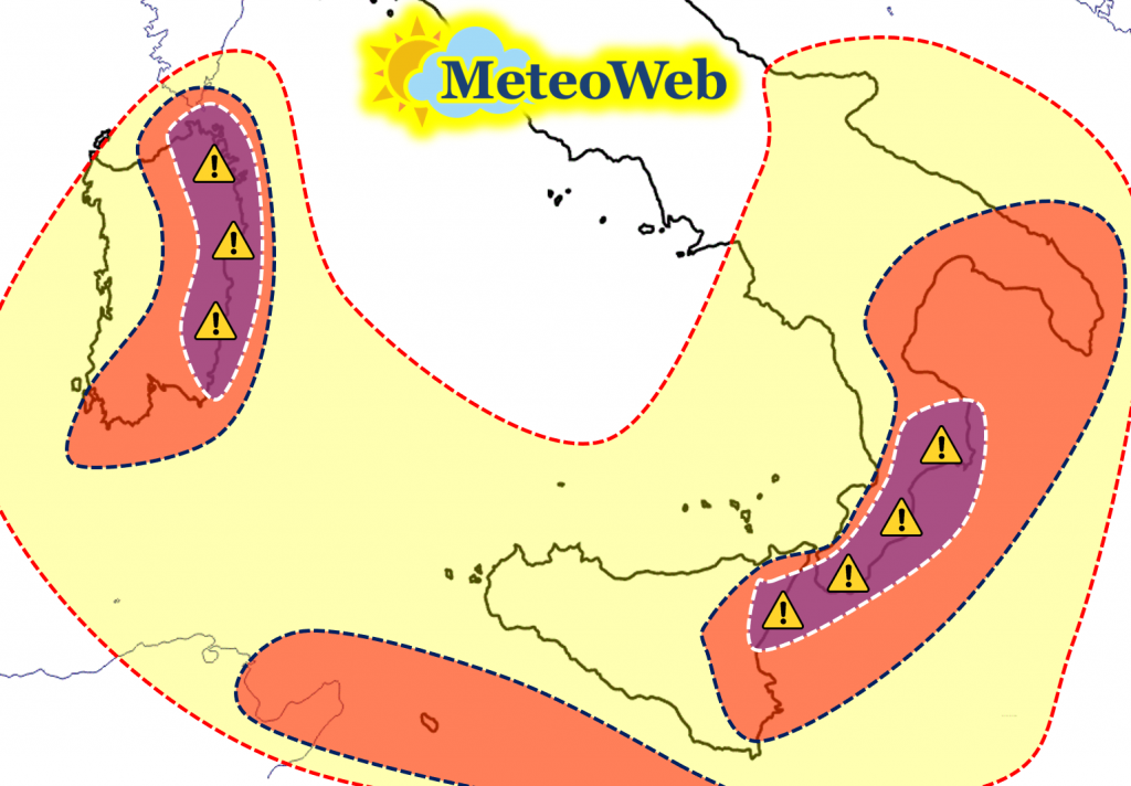 Allerta Meteo Sud Italia 4 e 5 Dicembre 2019