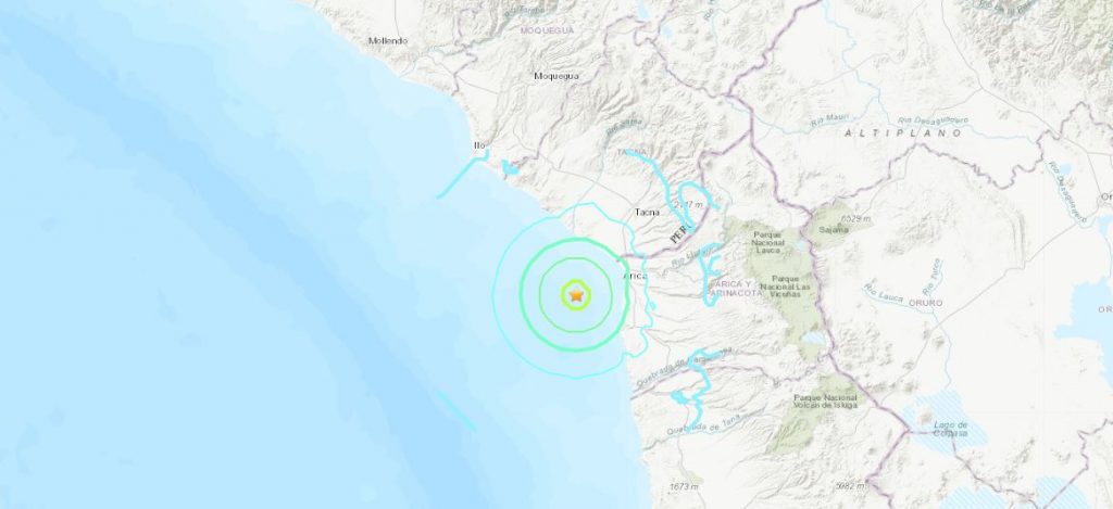 terremoto cile perù