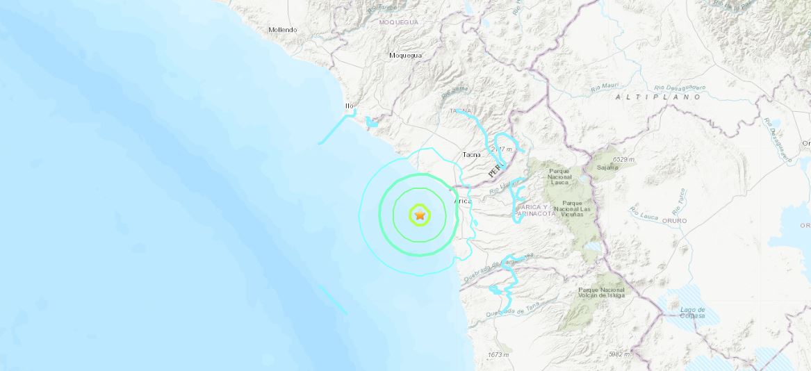 terremoto cile perù