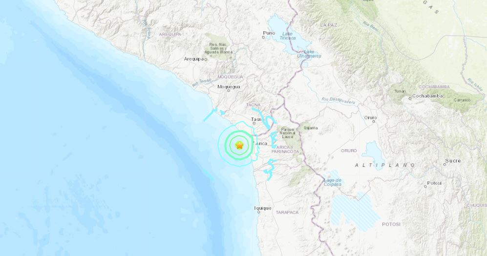 terremoto cile perù