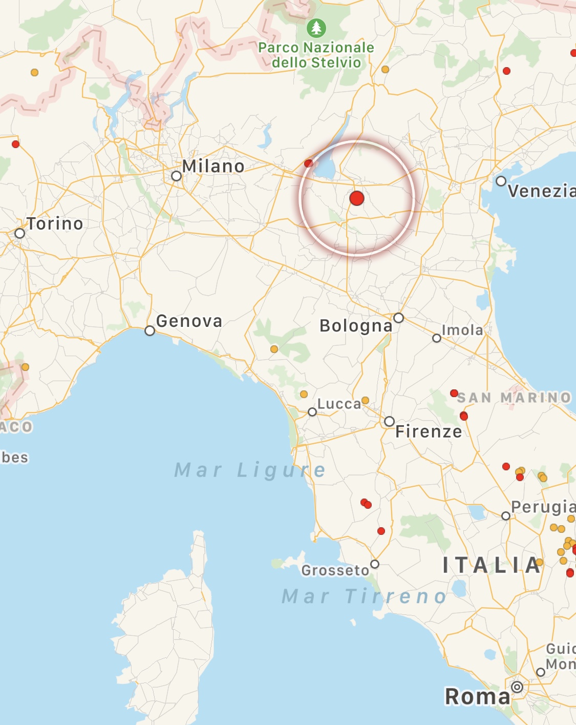 Terremoto: Scossa Nella Notte In Provincia Di Verona [MAPPE E DATI]