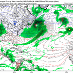 Allerta Meteo, un’altra ciclogenesi esplosiva nell’Atlantico: forte tempesta di vento e grandi onde verso Groenlandia e Islanda nel weekend [MAPPE]