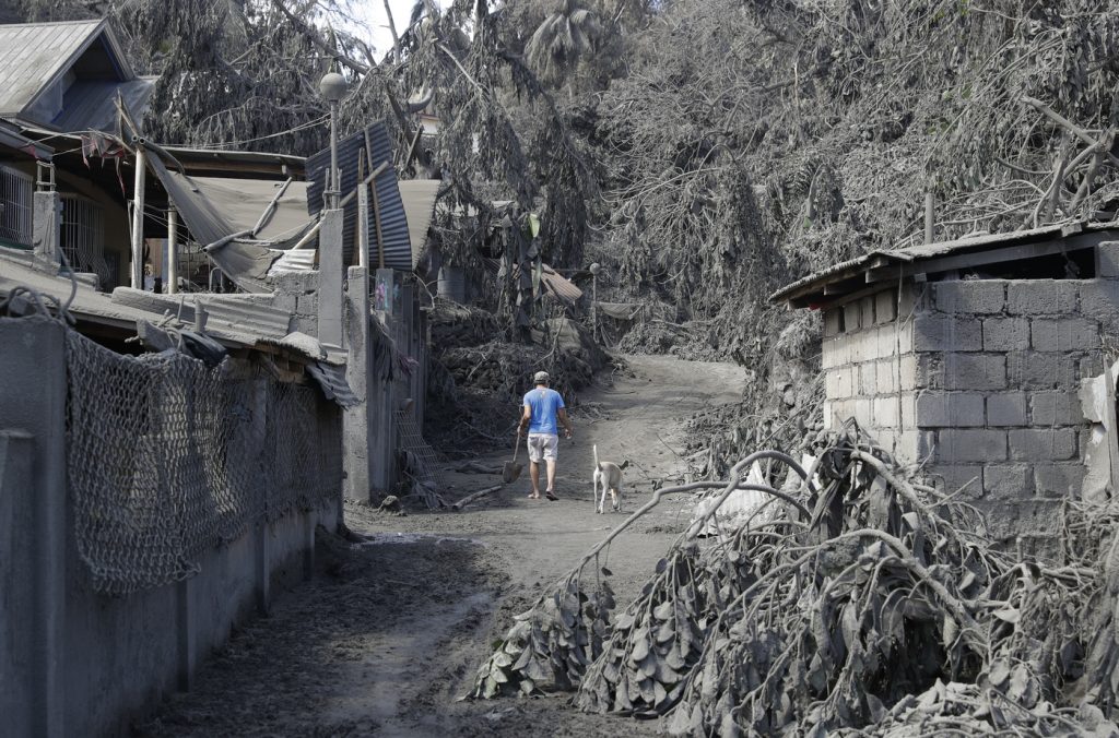 Eruzione Vulcano Taal Filippine