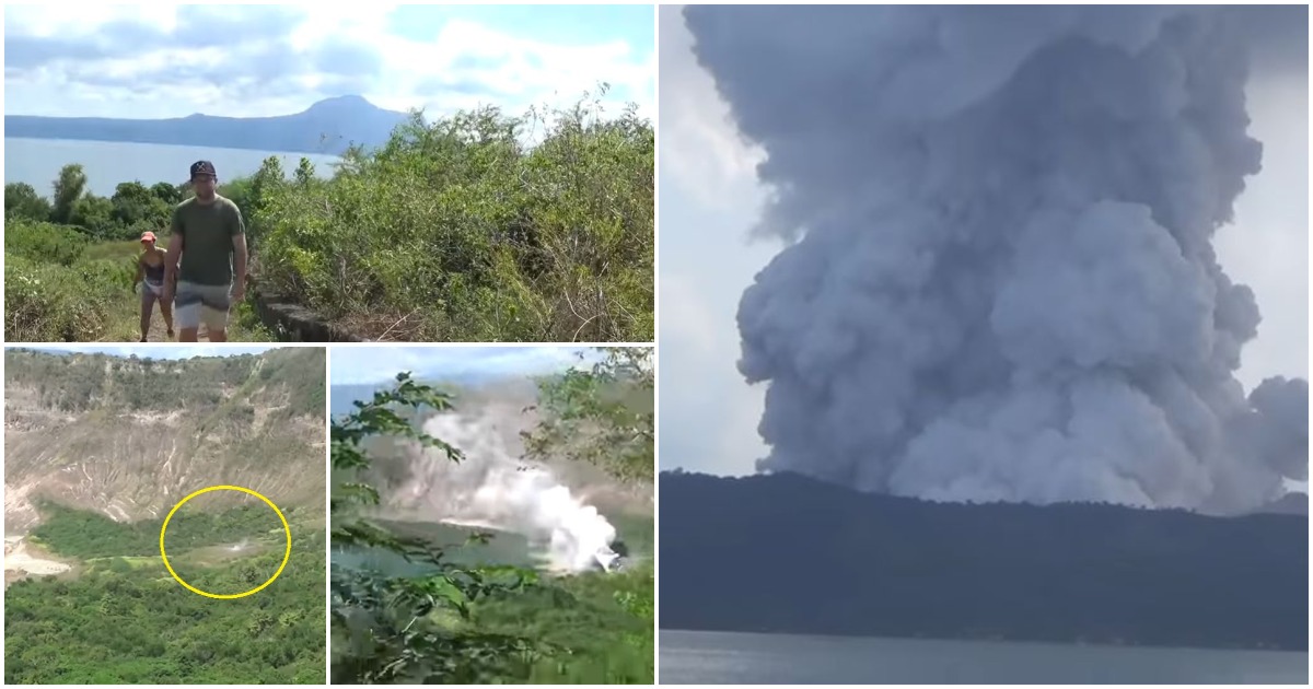 eruzione vulcano taal