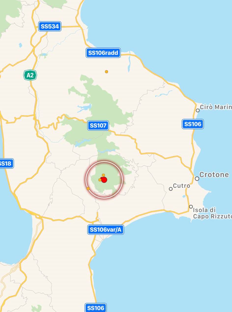 terremoto calabria albi catanzaro