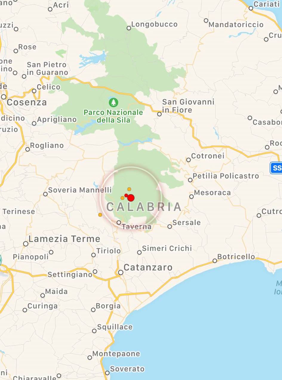 terremoto calabria albi catanzaro