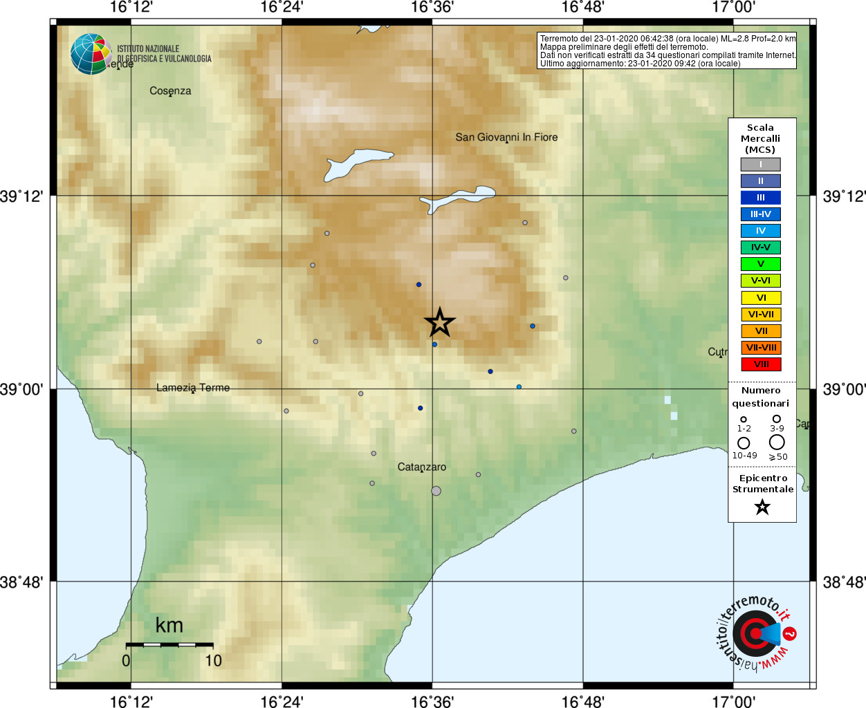 terremoto calabria