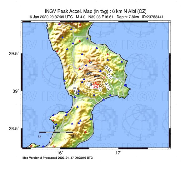 terremoto oggi calabria albi rende cosenza catanzaro lamezia terme