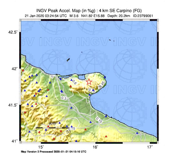 terremoto puglia oggi