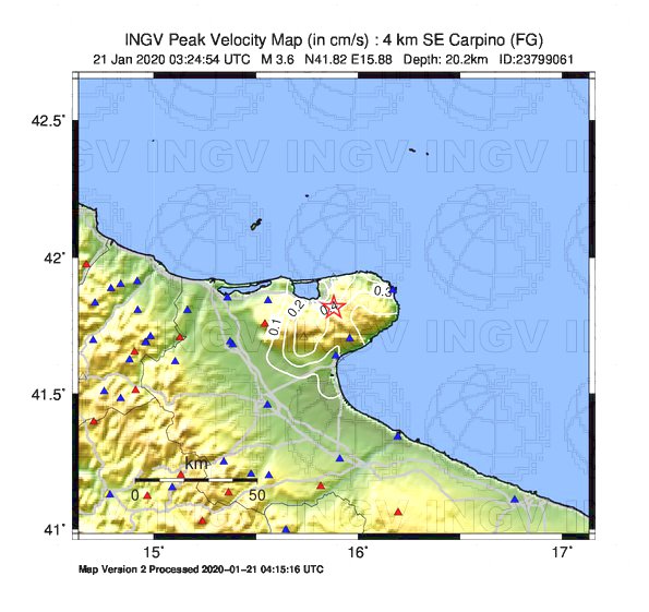 terremoto puglia oggi