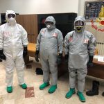 Coronavirus: i vigili del fuoco del comando di Messina si preparano ad affrontare interventi specifici [FOTO]