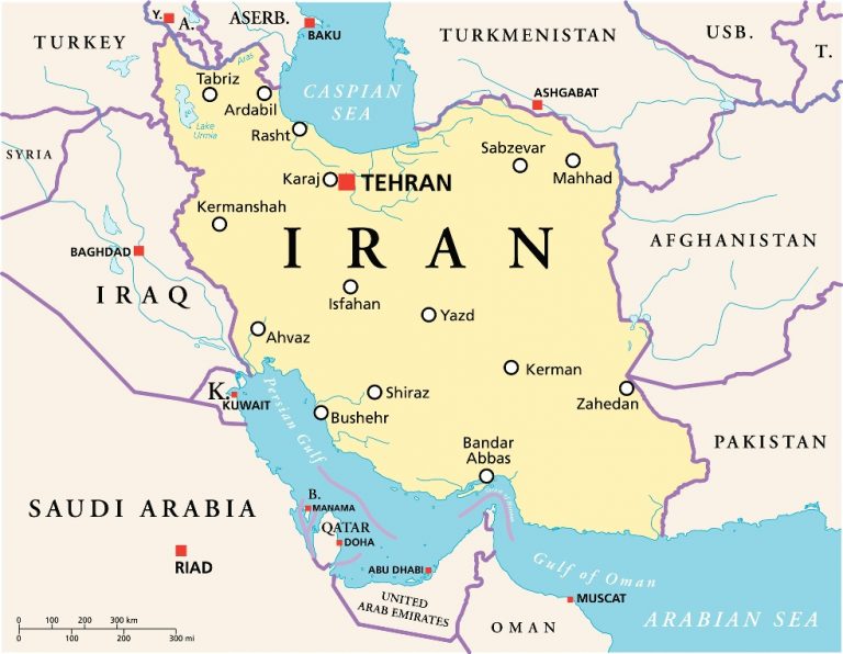 iran mappa