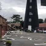 La tempesta Ciara devasta lo storico mulino a vento di Burgh Le Marsh [FOTO]