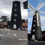 La tempesta Ciara devasta lo storico mulino a vento di Burgh Le Marsh [FOTO]