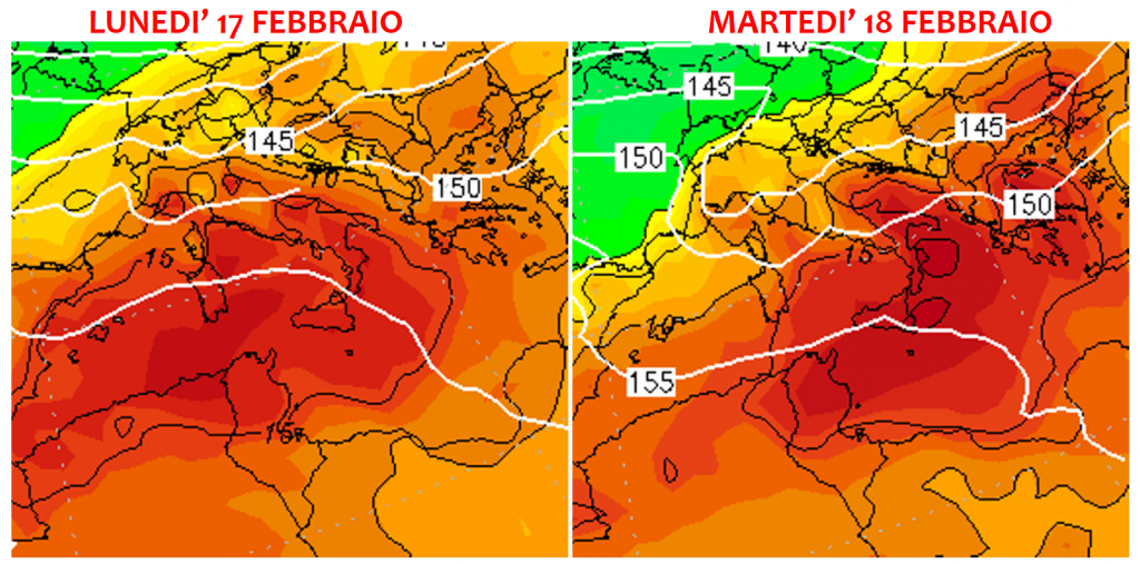 previsioni meteo 17 18 febbraio