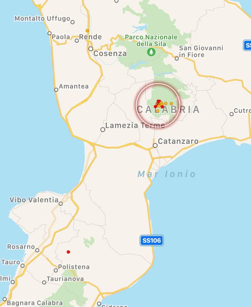 terremoto catanzaro