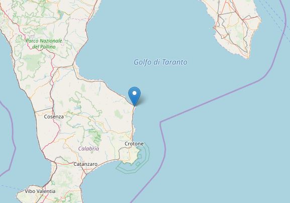 terremoto cirò marina crotone