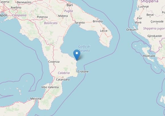 terremoto cirò marina crotone