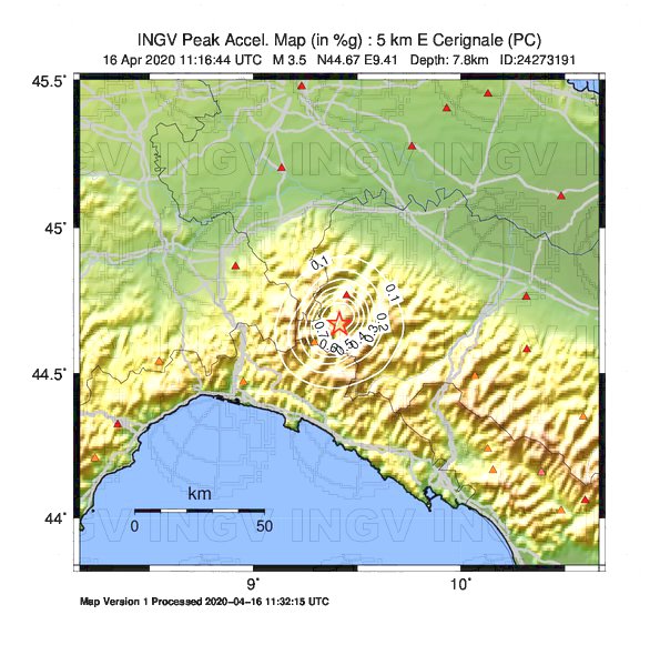 terremoto cerignale