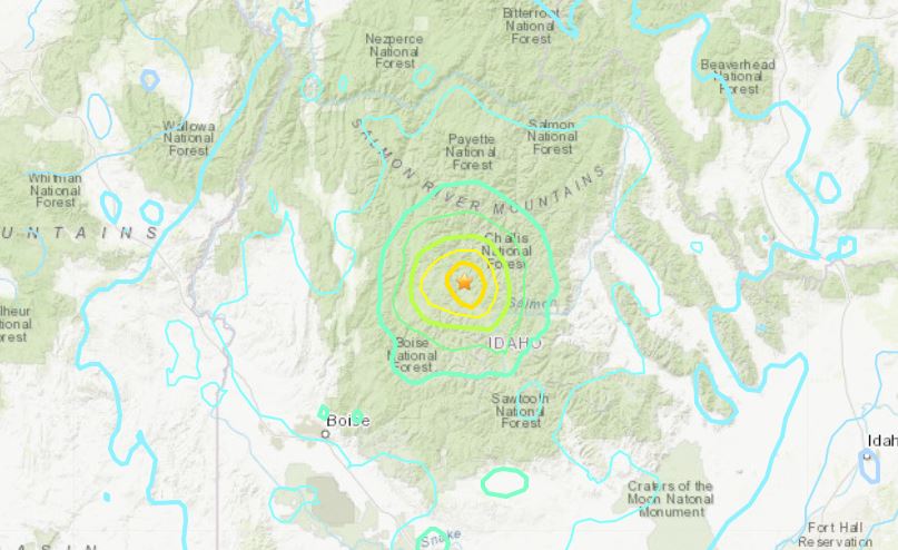 terremoto idaho