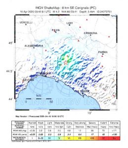 terremoto oggi liguria emilia romagna lombardia