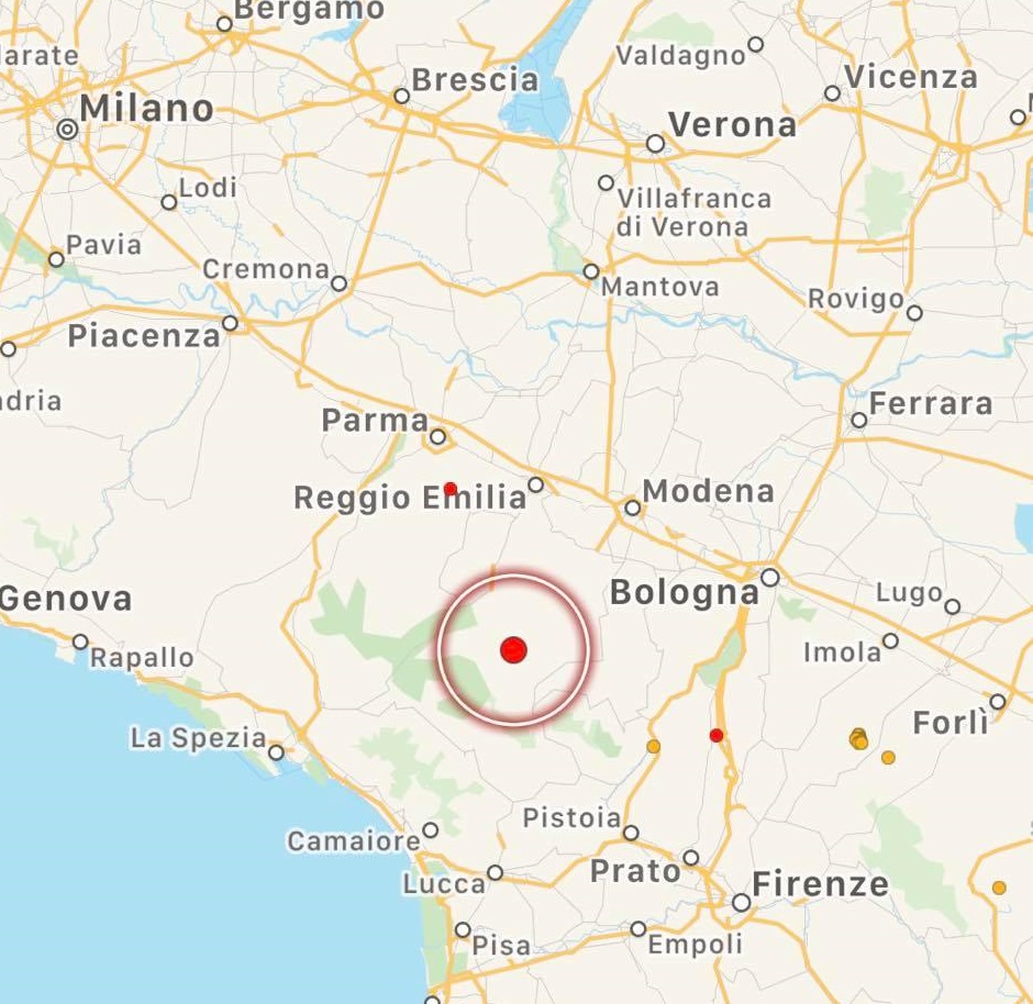 terremoto emilia romagna oggi