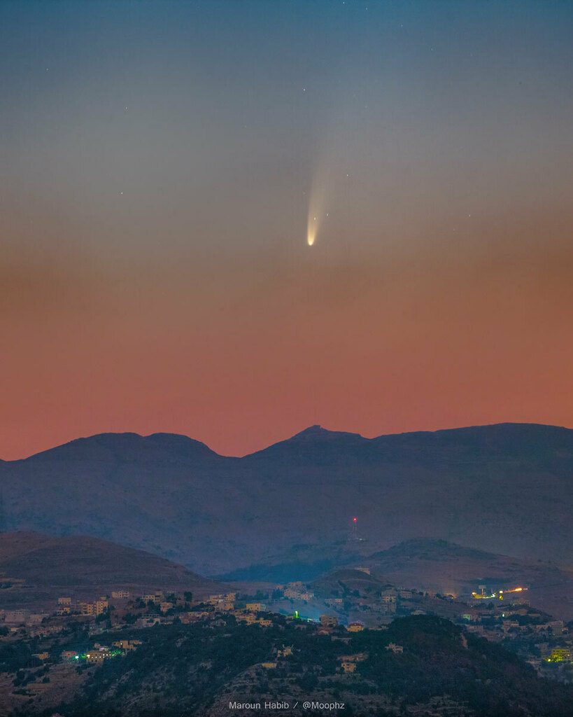 cometa neowide apod nasa