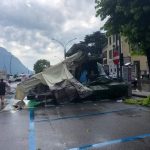 Maltempo, vento e grandine in Bergamasca: danni nell’Alto Sebino, a Parzanica e Lovere [FOTO]