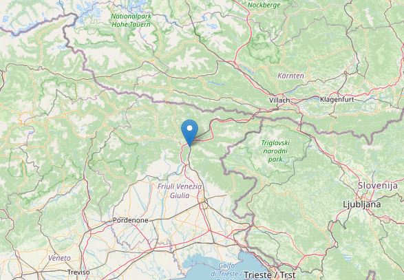 terremoto friuli venezia giulia udine