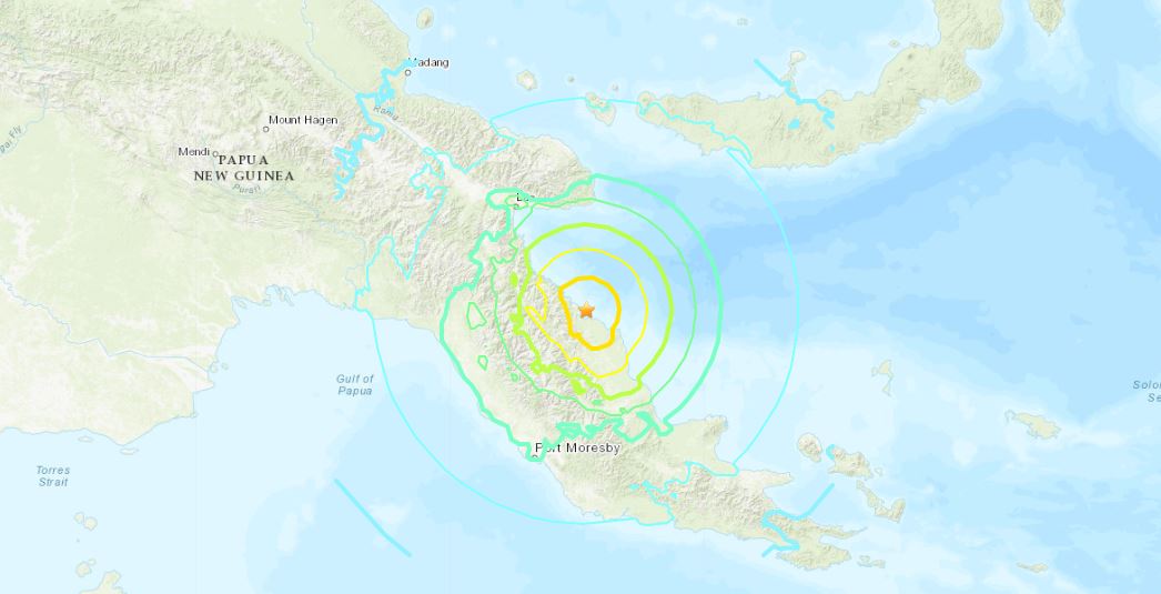 terremoto papua nuova guinea