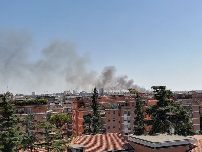 incendio roma