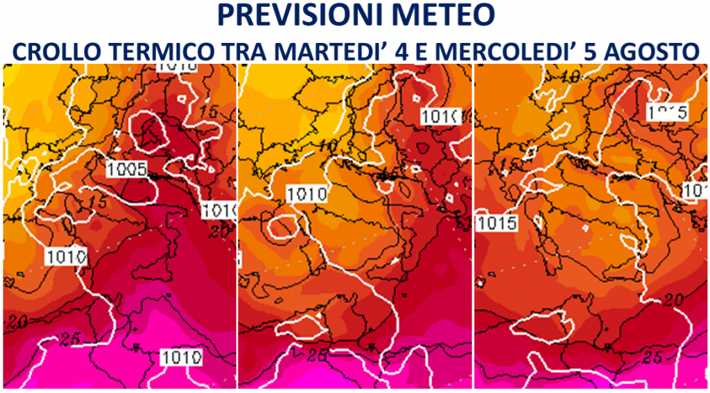 previsioni meteo italia agosto 2020