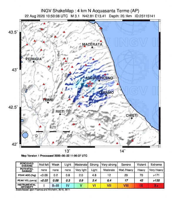 terremoto ascoli piceno marche Acquasanta Terme