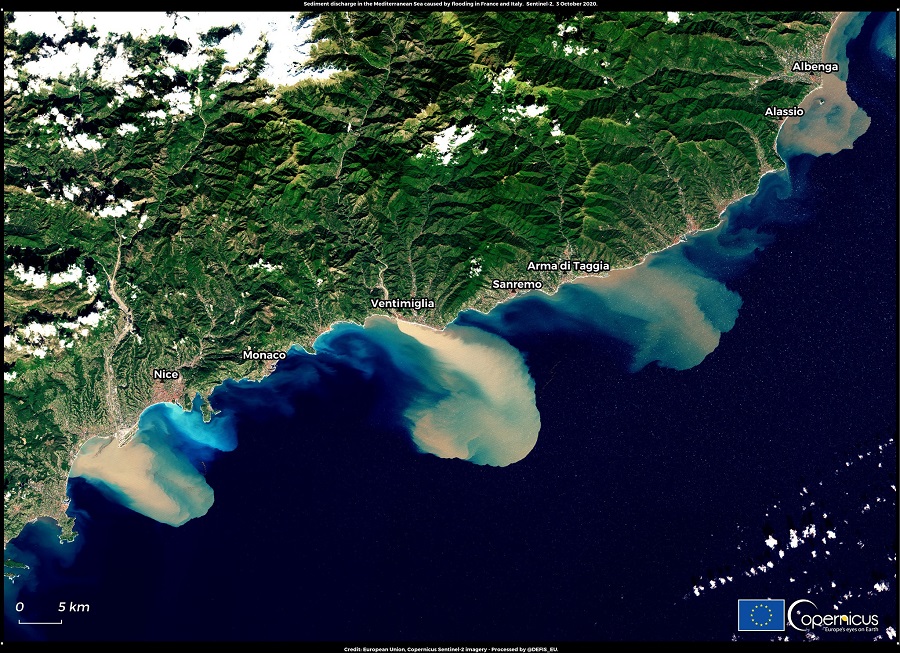 maltempo nord italia Sentinel 2 Copernicus EU (2)