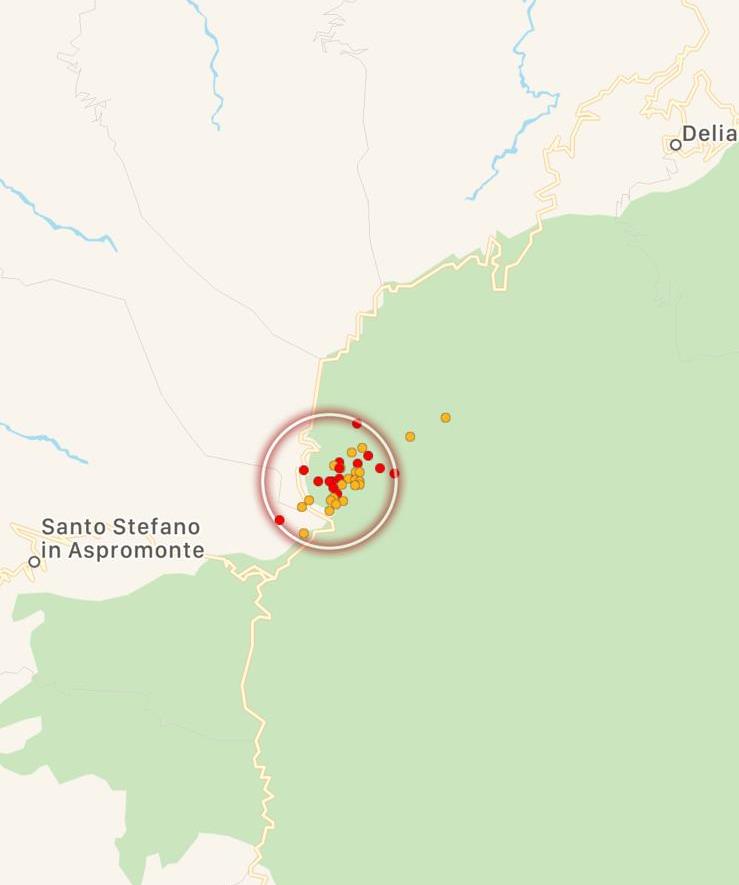 terremoto gambarie sciame sismico calabria