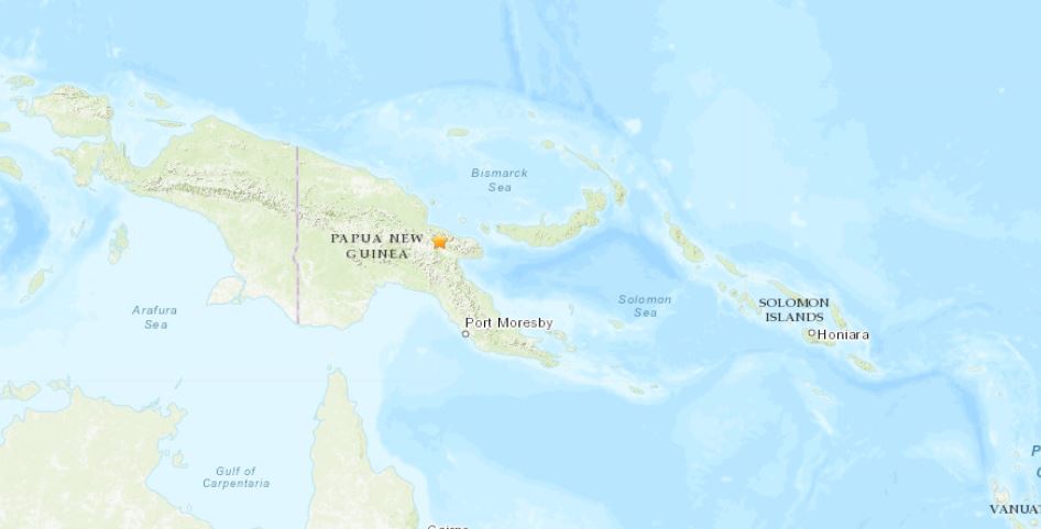 terremoto papua nuova guinea