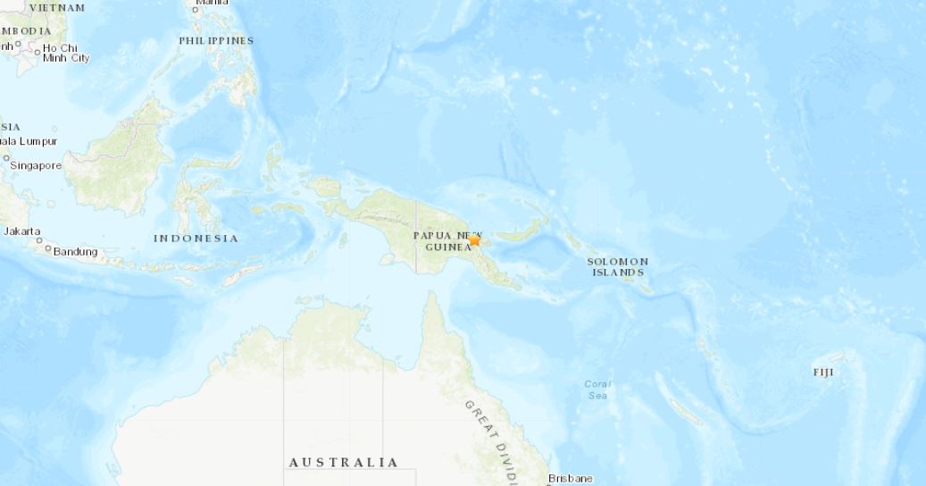 terremoto papua nuova guinea