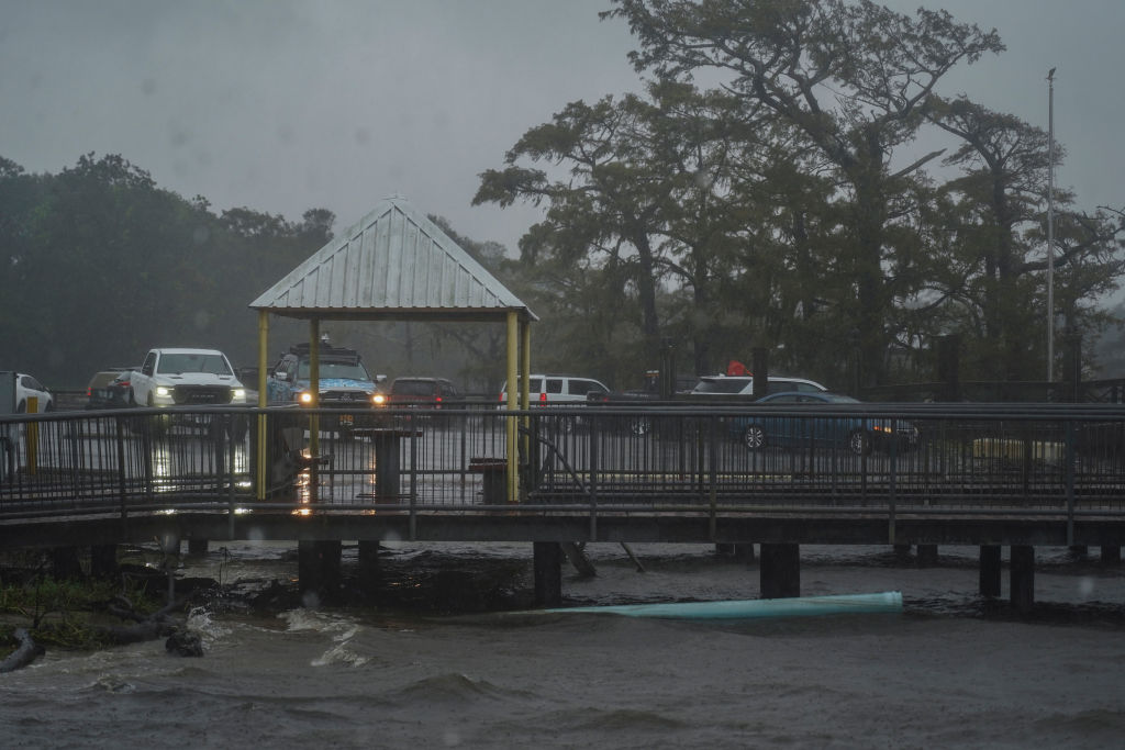 uragano delta landfall louisiana