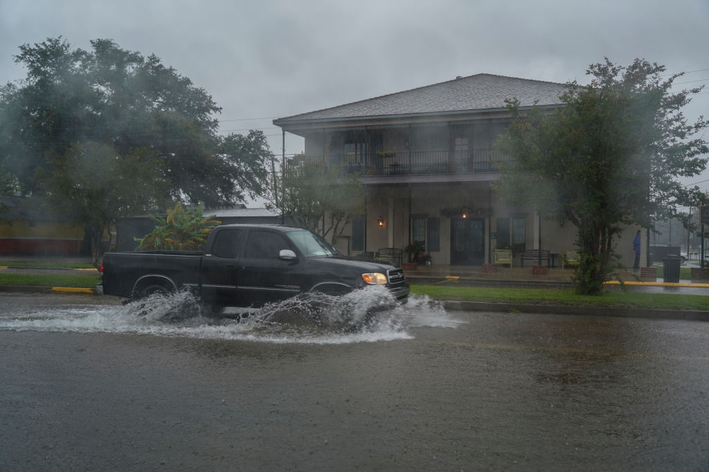 uragano delta landfall louisiana