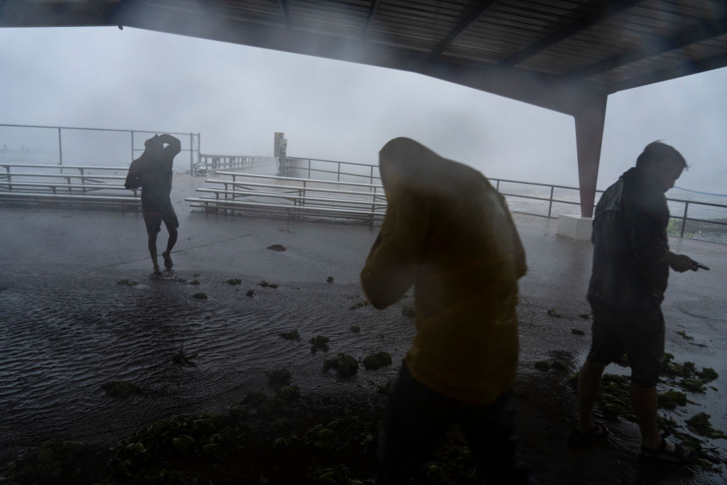 uragano delta landfall louisiana