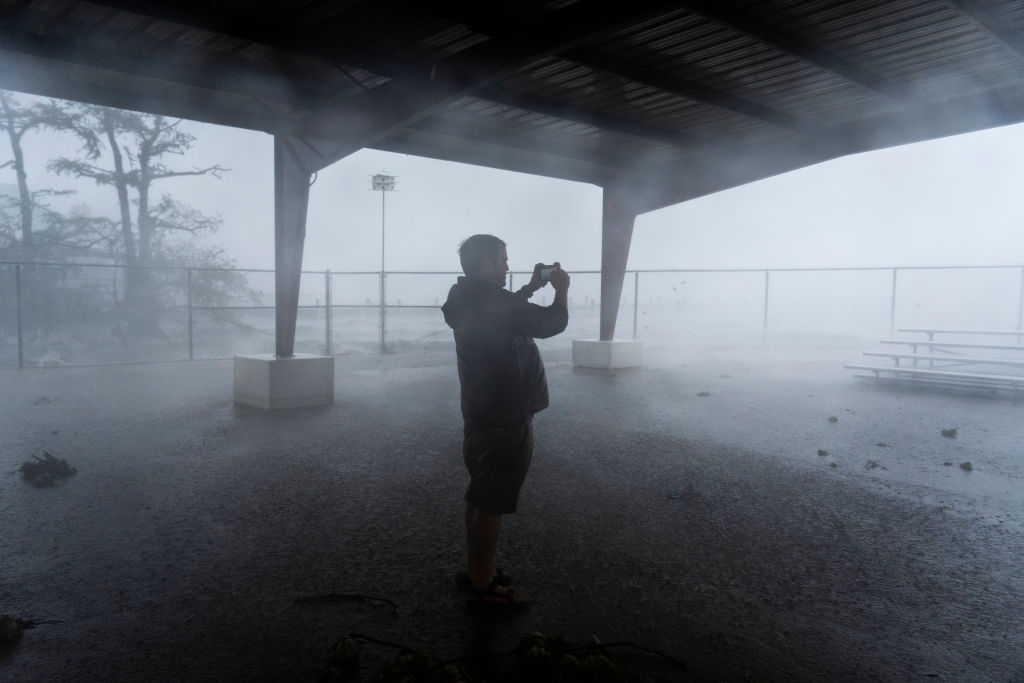 uragano delta landfall louisiana